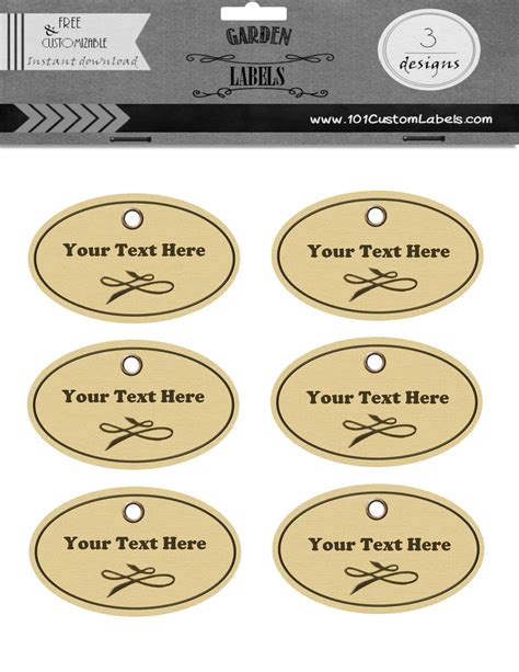 Printable Plant Labels