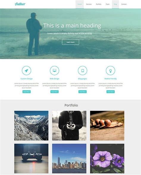 37 Free Responsive HTML5 CSS3 Website Templates | Html5 css3, Web template design, Free website ...