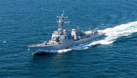 US Navy Destroyer Lenah Sutcliffe Higbee Passes