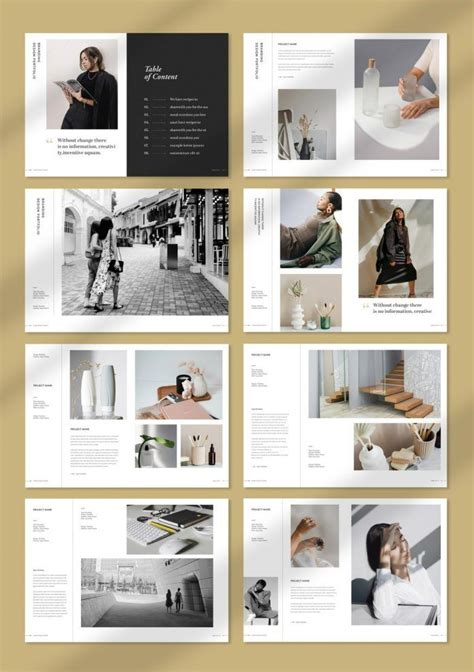 Simple Adobe InDesign Portfolio Template