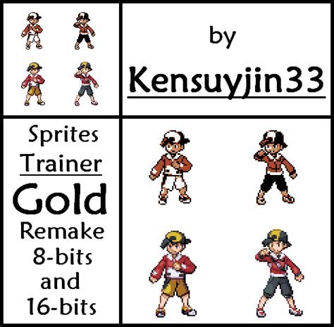 Sprites Trainer Gold (Pokemon G/S/HG/SS Remake) by kensuyjin33 on ...