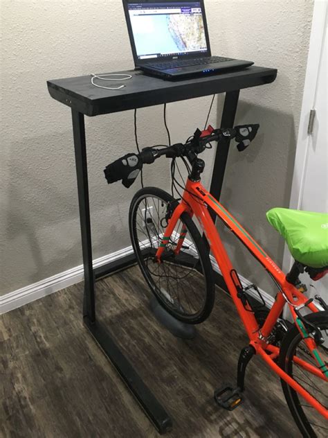 DIY Bike Desk | Biking workout, Indoor bike, Diy workout