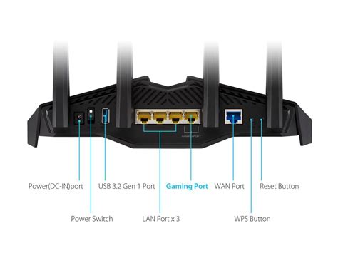 ASUS RT-AX82U AX5400 Dual-Band WiFi 6 Gaming Router, Game Acceleration ...