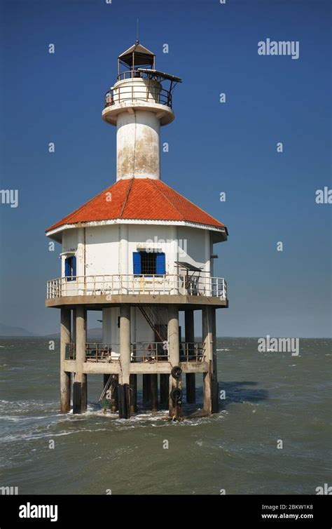 Floating lighthouse near Vung Tau. Vietnam Stock Photo - Alamy