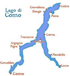 Map of lake como, northern Italy Italy Map, Lake Como Bellagio, Comer ...