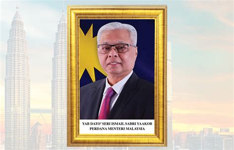 Perdana Menteri Malaysia YAB Dato’ Seri Ismail Sabri Yaakob A3 Size Poster (Custom Design) UV ...