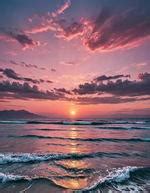 Pink Sunset Wallpaper. Face Swap. Insert Your Face Add Your Photos Free ID:1498574