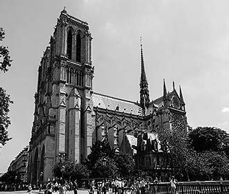 History of Notre Dame Cathedral in Paris France