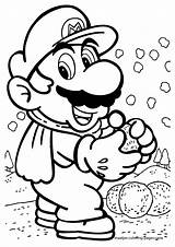 Free Printable Mario Coloring Pages For Kids sketch template