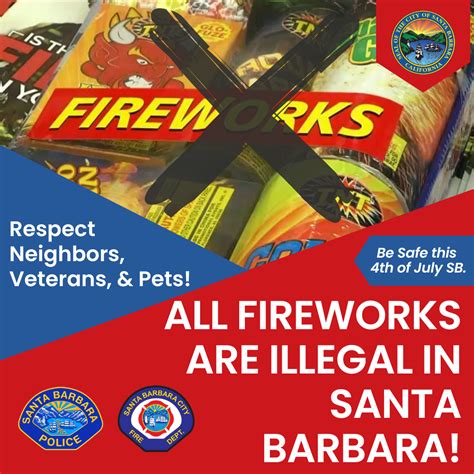 All Fireworks are Illegal in SB! | City of Santa Barbara