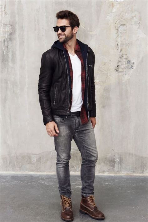 Leather Jacket -10 Outfits You Should Steal | Modern Men`s Corner in 2020 | Leather jacket ...