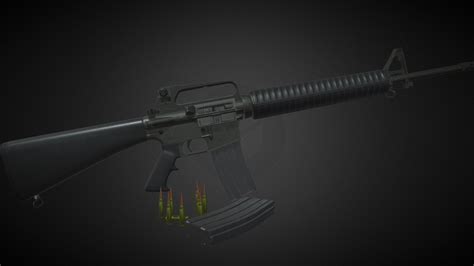 M16 A2 Rifle - Download Free 3D model by DoubleyouW [3aa2d4e] - Sketchfab