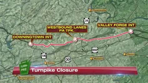 Pennsylvania Turnpike westbound reopens in Chester County - 6abc ...