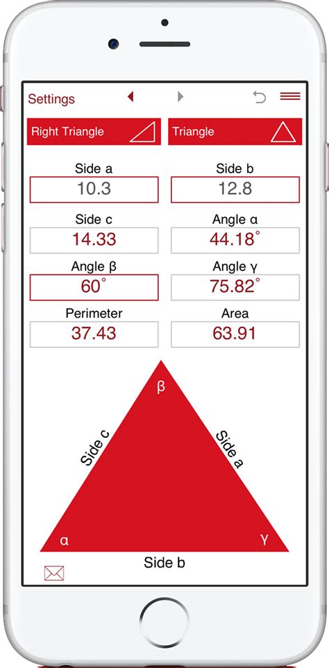 Best triangle calculator for your computer or mobile device