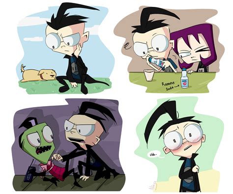 Dib, Gaz, Zim and more Dib [Invader Zim] by Nieyx on DeviantArt