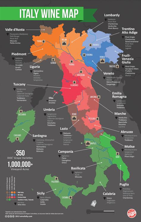 A guide to Italy's wine regions: growing areas, grape varietals, and producers | Living a Life ...