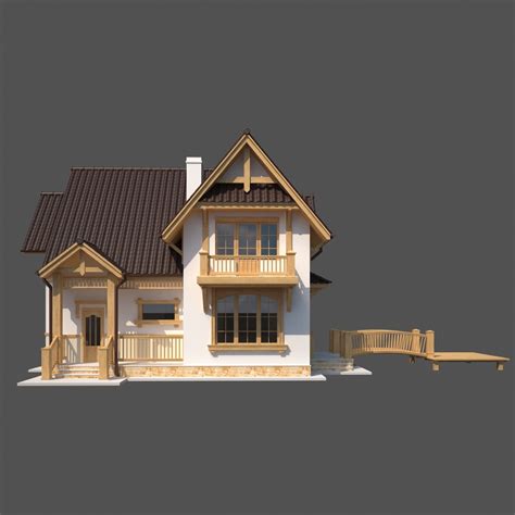 country house 3d model