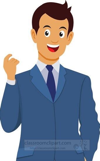 Occupation Clipart-actor in suit clipart