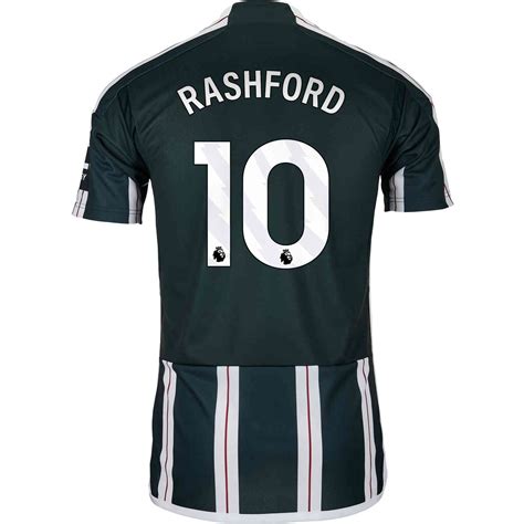 2023/24 adidas Marcus Rashford Manchester United Away Jersey - SoccerPro