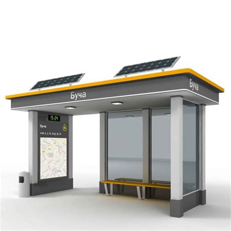 [Hot Item] High Quality Solar Bus Stop Shelter Manufacturer | Bus stop ...