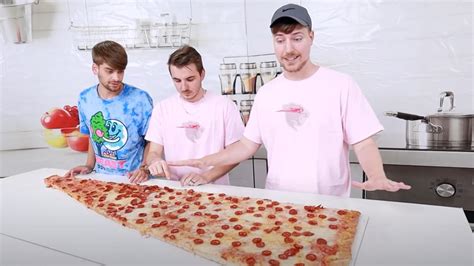 Mr Beast humiliated by eating champion in 18-pound pizza slice challenge - Dexerto