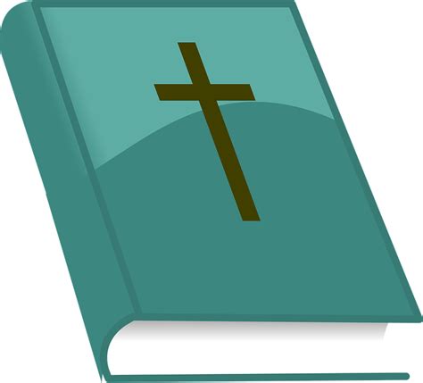 Book Christian Cross Library · Free vector graphic on Pixabay