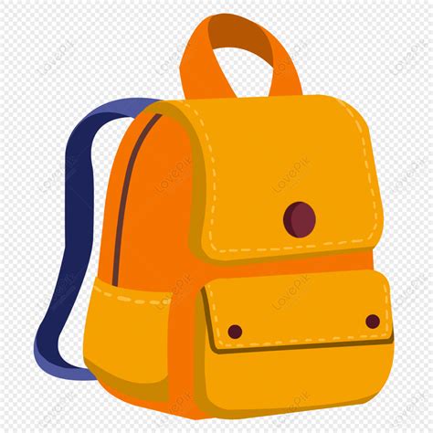 Cartoon Decorative Yellow School Bag, Book Bag, Yellow Bags, Fashion ...