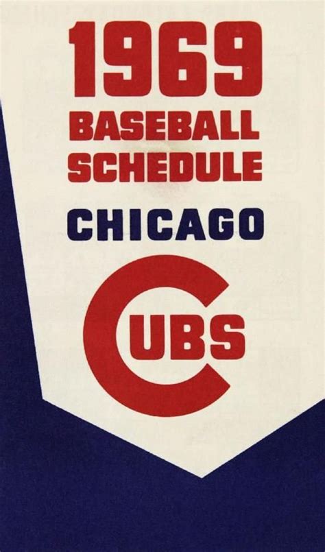 1969 CHICAGO CUBS Print Vintage Baseball Poster. Retro | Etsy | Chicago cubs vintage, Baseball ...