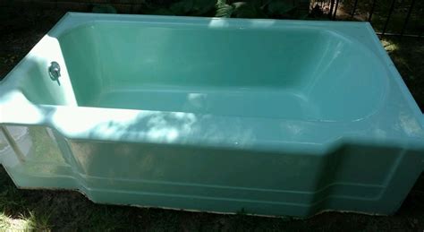 VINTAGE RETRO RHEEM SET AQUA CAST IRON TUB WITH MATCHING PORCELAIN SINK RARE… | Cast iron ...