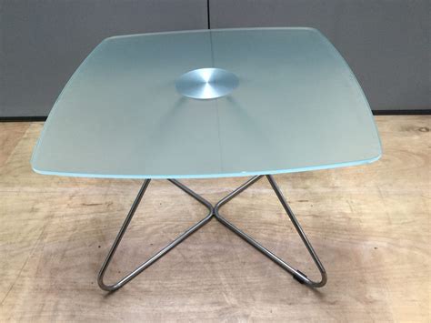 Chrome & Frosted Glass Coffee Table – Recycled Office Solutions | Recycled Office Furniture ...