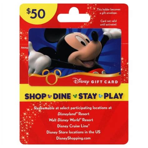 Disney $50 Gift Card, 1 ct - Kroger