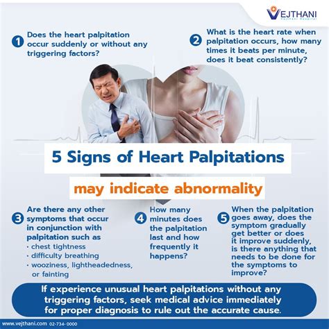 5 Signs of Heart Palpitations may indicate abnormality - Vejthani Hospital | JCI Accredited ...