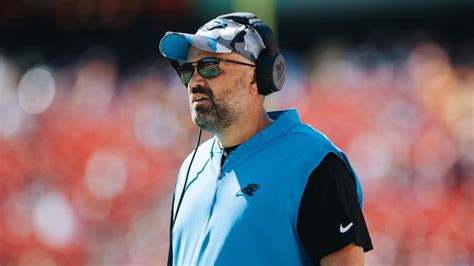 Panthers part ways with head coach Matt Rhule