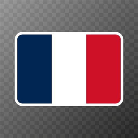 France flag, official colors and proportion. Vector illustration ...