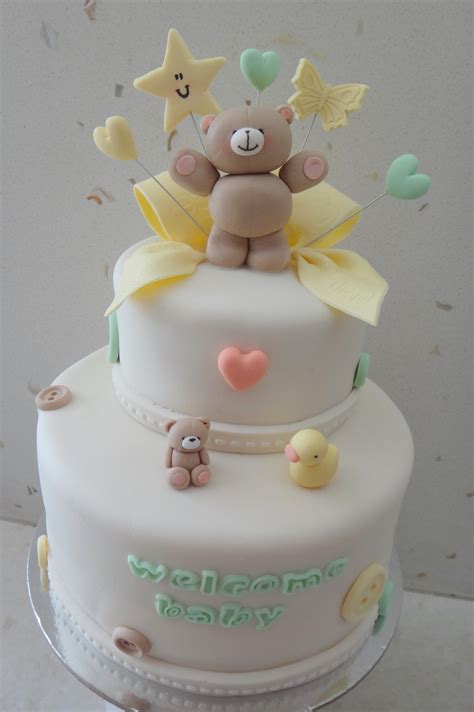 Forever Friends Baby Shower Gender Reveal Cake All Figurines Are Made Of Fondant Amp Gum Paste ...