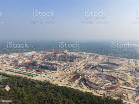 Rooppur Nuclear Power Plant Construction Site Stock Photo - Download Image Now - Construction ...