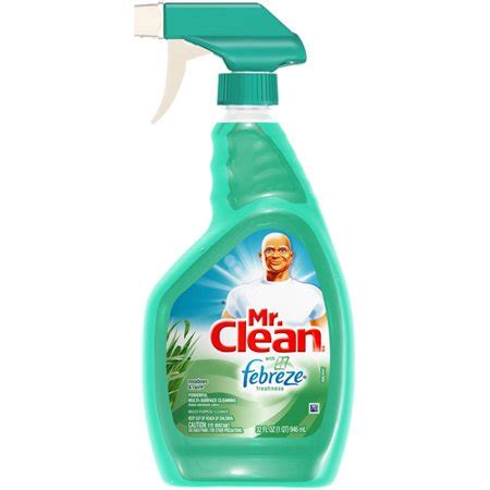 Mr. Clean With Febreze Fresh Scent Meadows And Rain Spray Cleaner, 32 fl oz - Walmart.com