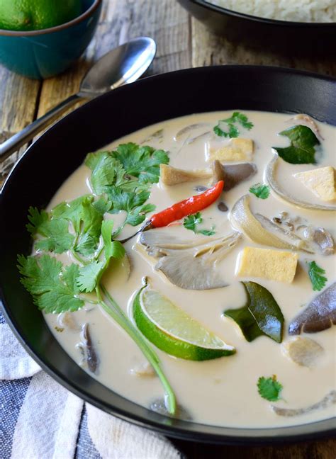 Vegan Thai Coconut Soup | Cilantro and Citronella