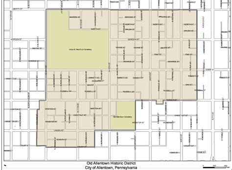 Historic District Maps — Old Allentown Preservation Association