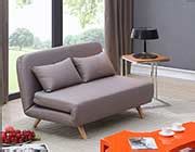 Beige microfiber Chair bed NJ922 | Sofa Beds