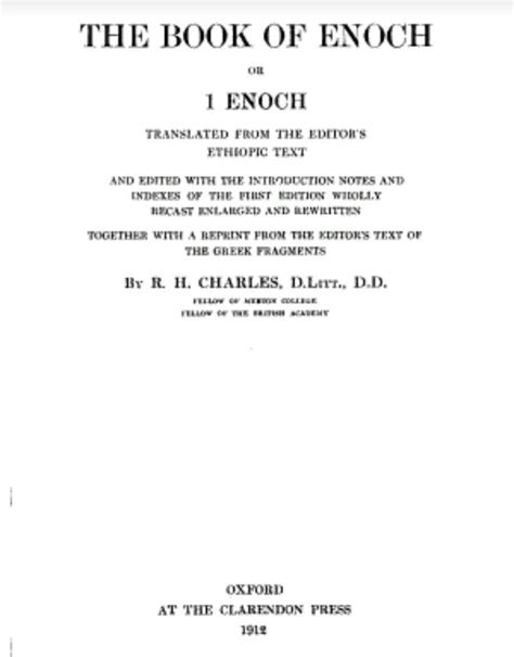 THE BOOK OF ENOCH - lost books of the bible - giants enoch the prophet total - iCommerce on Web