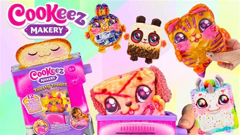 New Cookeez Makery Toasty Treatz Toaster with Scented Plush SURPRISE ...