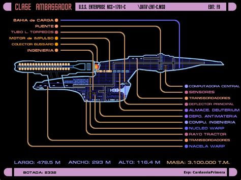 Star Trek Lcars - Schematics - Star Trek Blueprints - Ships Starships