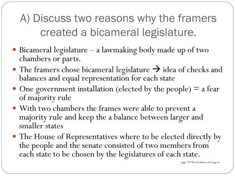 The Framers Of The Constitution Created A Legislative System That Is Bicameral - magmastory