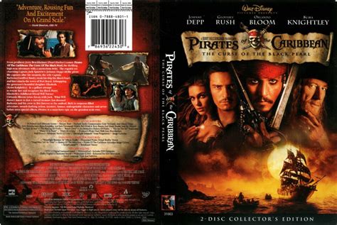 Pirates of the Caribbean: Curse of the Black Pearl (2003) R1 DVD Cover - DVDcover.Com