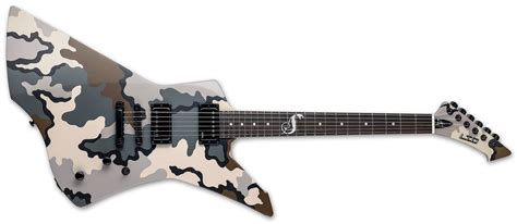 LTD SIGNATURE James Hetfield Snakebyte Kuiu Camo Satin 6-String Electric Guitar