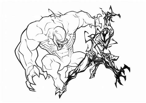 16 Venom Vs Carnage Coloring Pages - Printable Coloring Pages