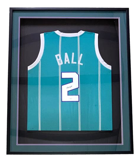 Lamelo Ball Signed Custom Framed Jersey Display (JSA) | Pristine Auction