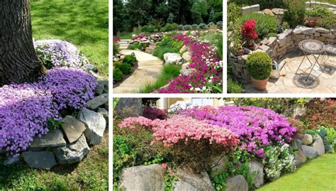 Amazing ideas with DIY flower beds made of stones | My desired home