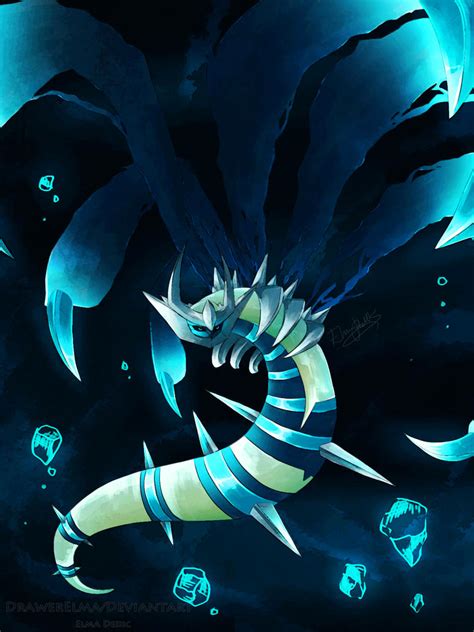 Shiny Giratina by DrawerElma on DeviantArt